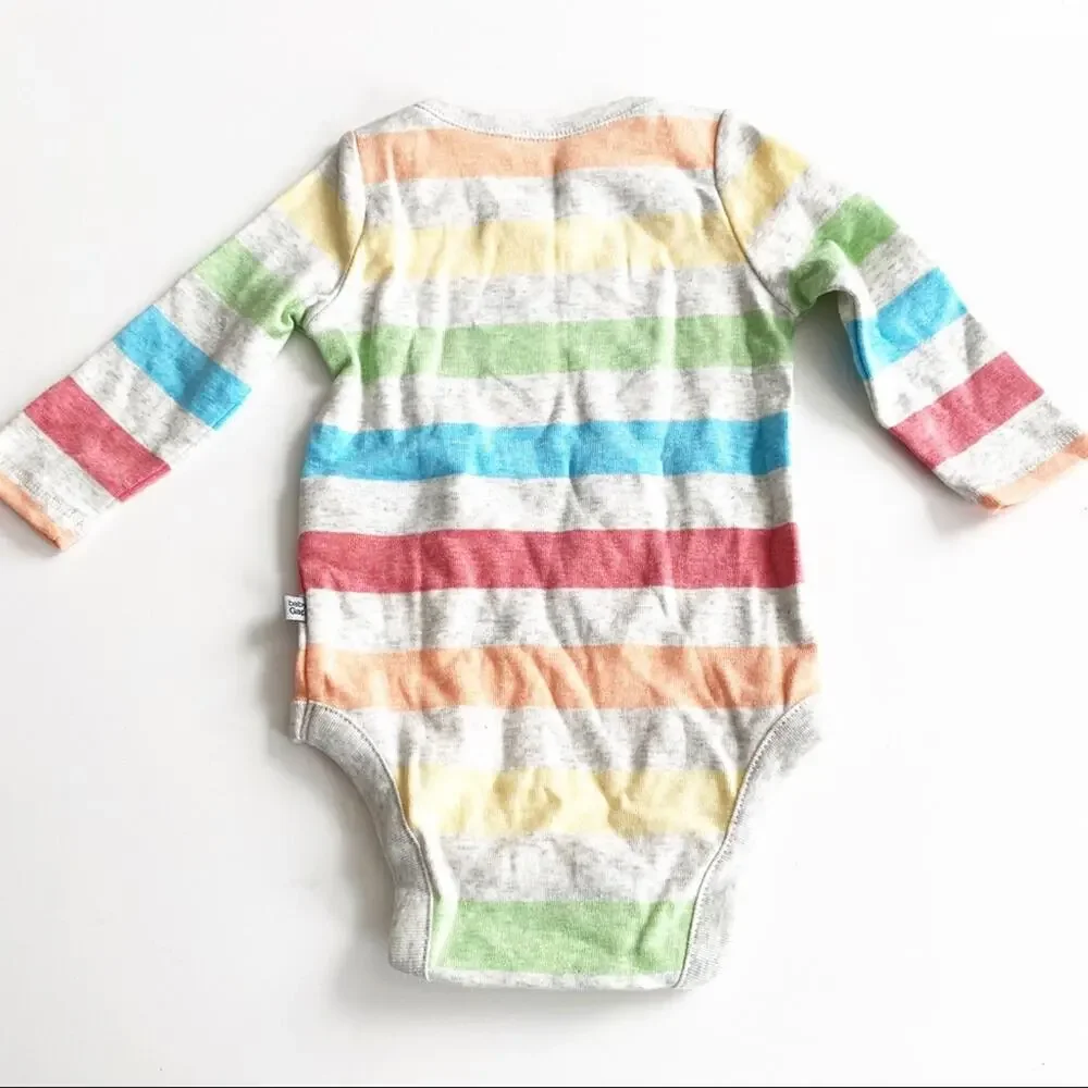 Baby Gap Onesie Sz 3-6 m Striped Unisex Baby Onesie
